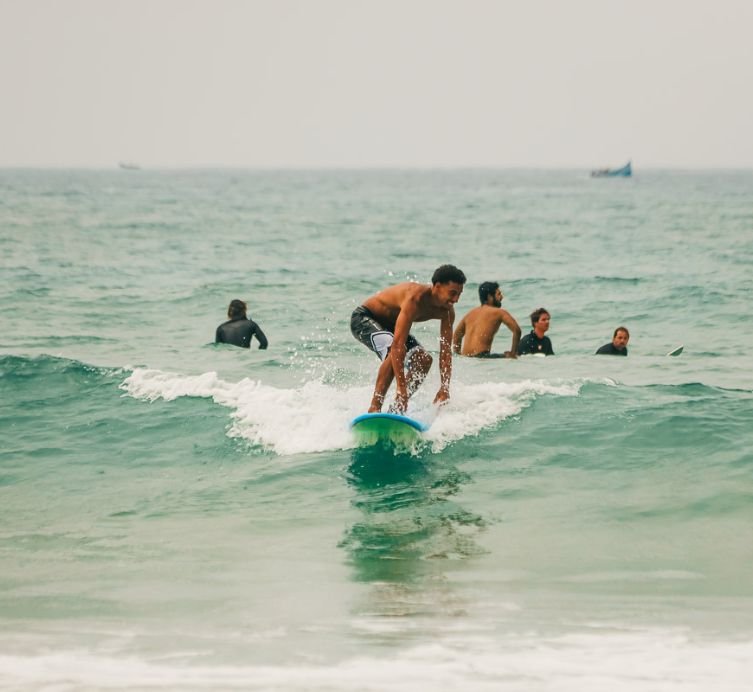 surfing in taghazout