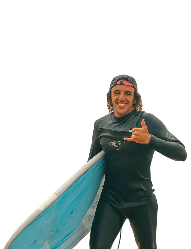 surfer with surfboard