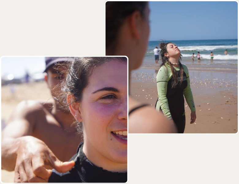 cozysurfhouseskillpic3 Cozy Surf House surfing lessons at taghazout