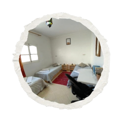 triple room with shared bathroom